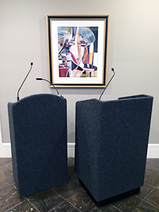Lectern front